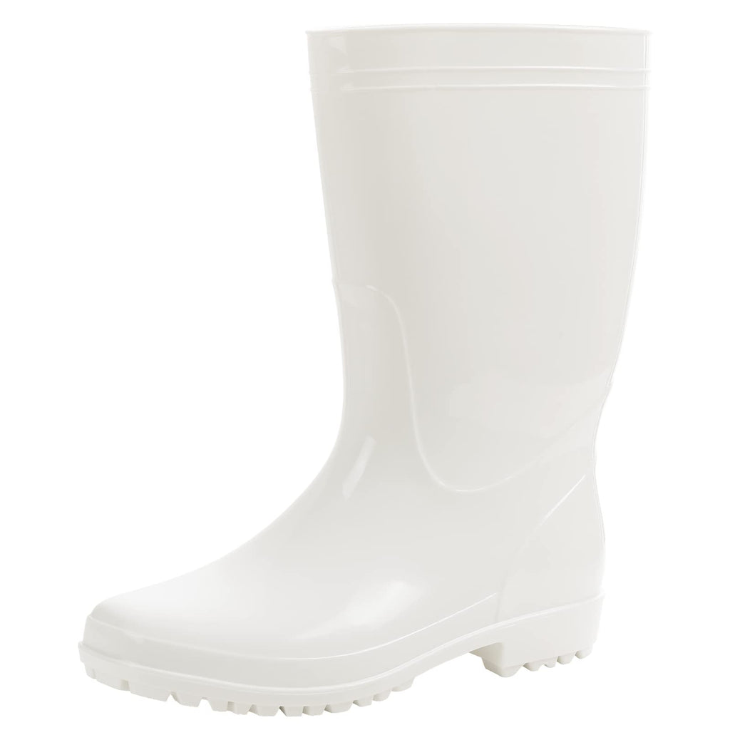 Mid-Calf Waterproof Anti-Slip Rubber Boots Q1486