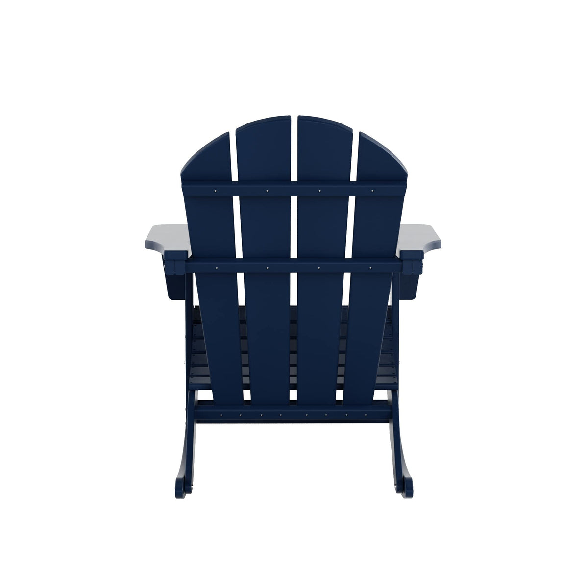 Navy Blue HDPE Outdoor Rocking Chair I6571
