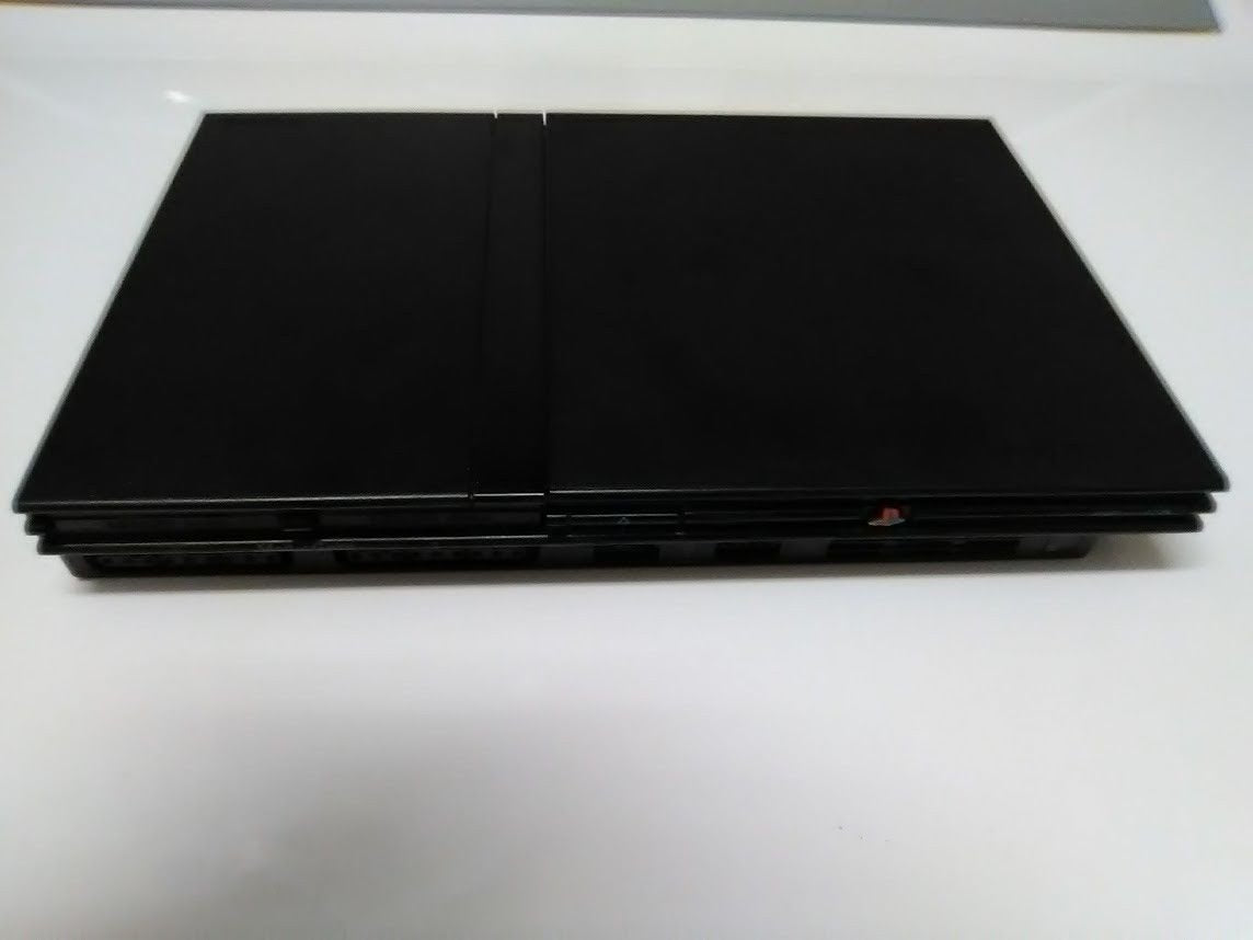Play Station 2 Slim Console Black Gaming System L9056