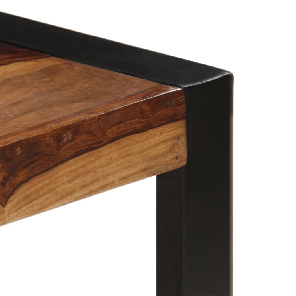Industrial Coffee Table Solid Sheesham Wood with Metal Legs C90860