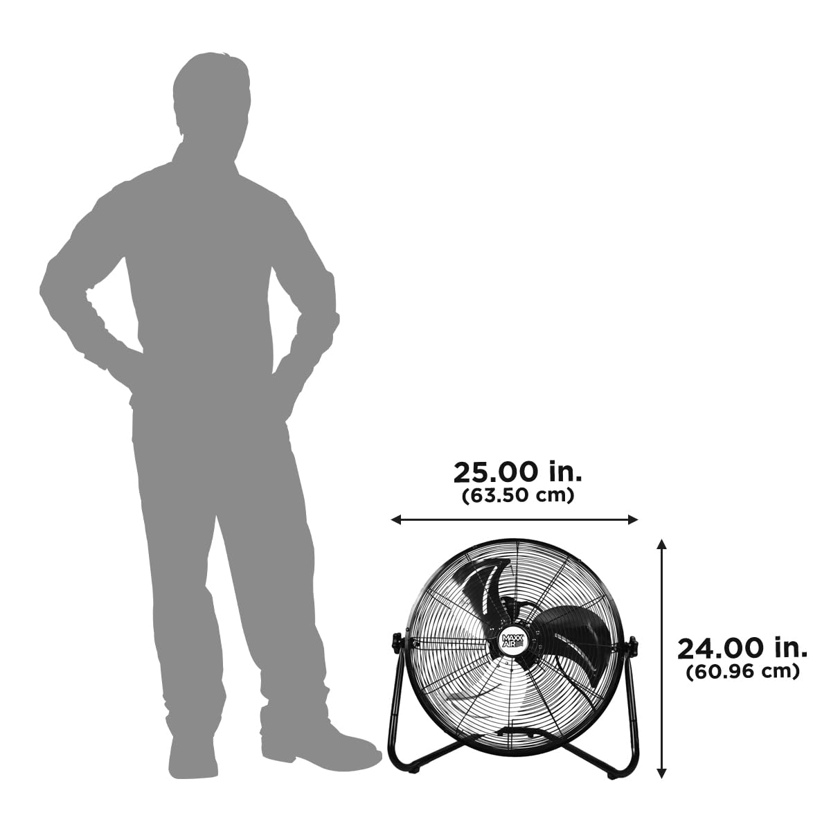 20 Inch 3-Speed High Velocity Wall Fan K31167