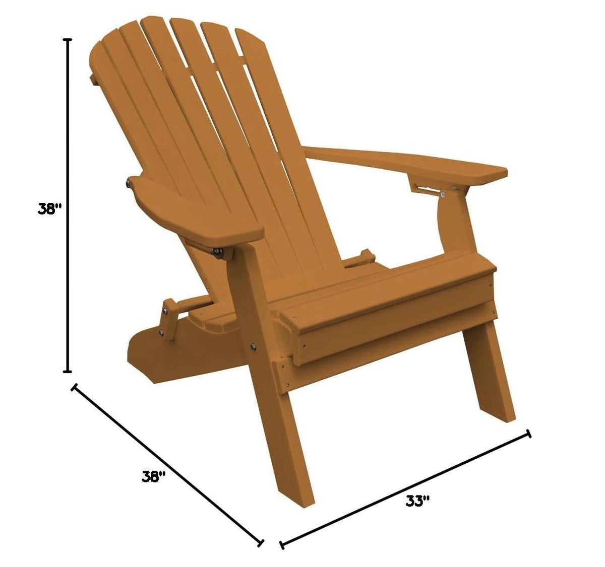 Cedar Poly Folding and Reclining Adirondack Chair K71372