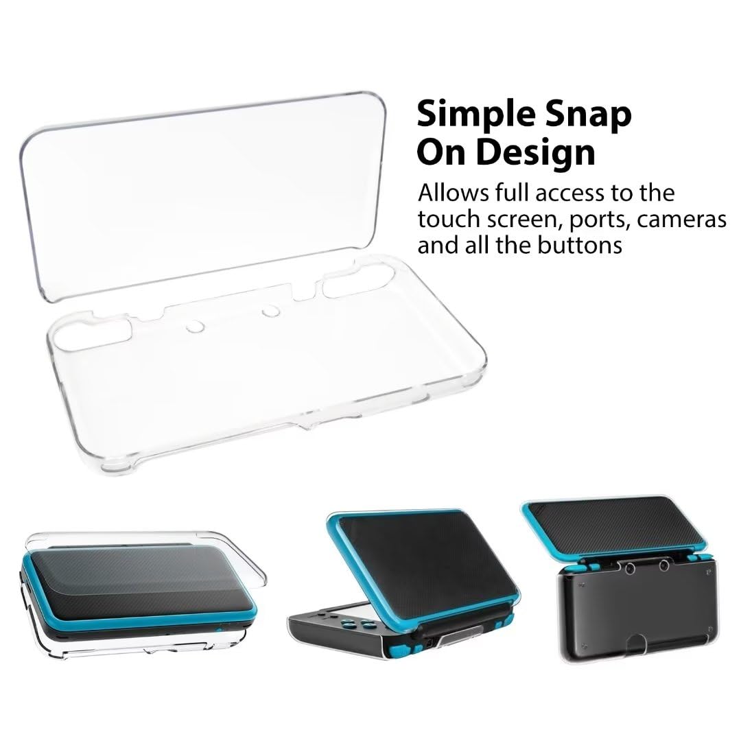 Clear Crystal Hard Shell Case for Nintendo 2DS XL Y235146