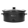 7 Quart Oval Manual Slow Cooker with 3 Cooking Settings T869609