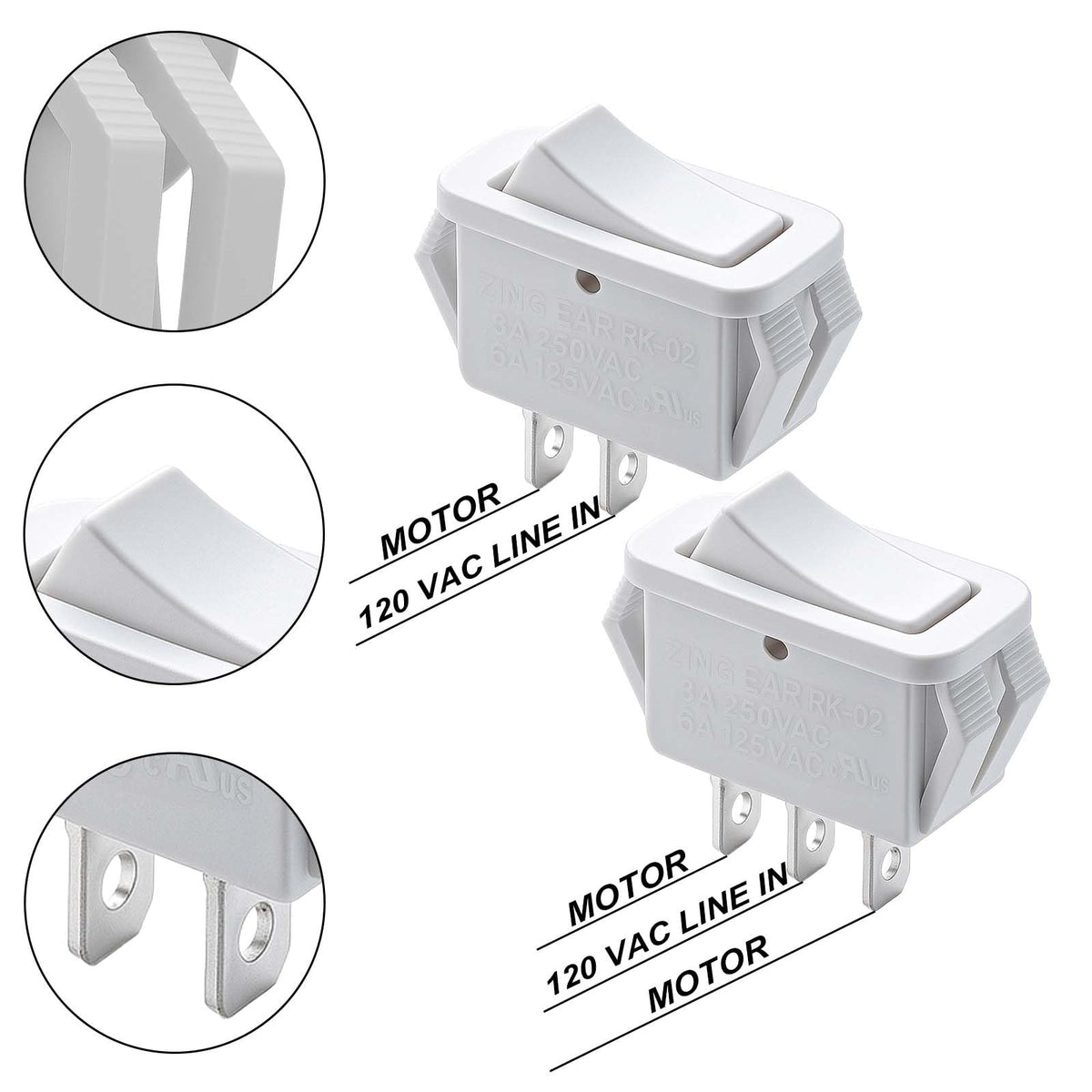 Range Hood Rocker Switch Kit Q91755