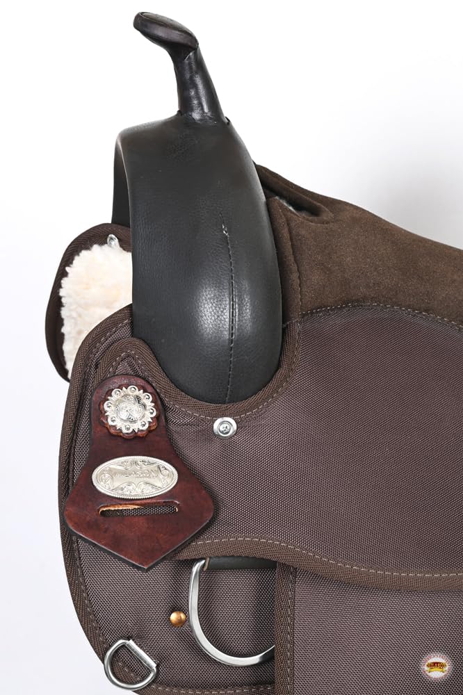 Brown Leather Western Horse Saddle X8726
