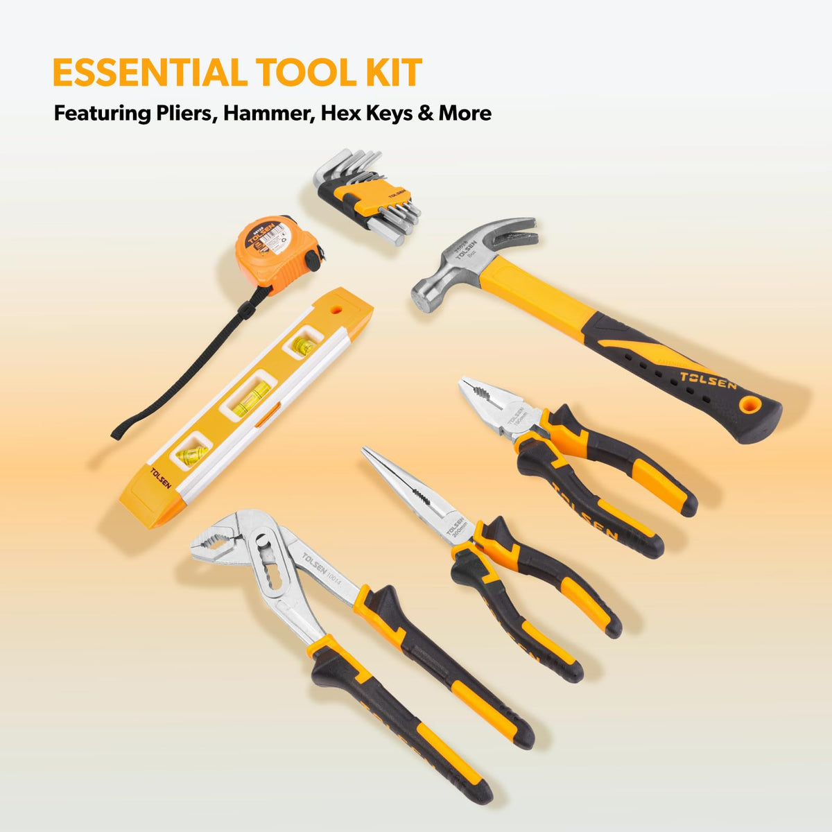 Household Tool Set with Toolbox M19132