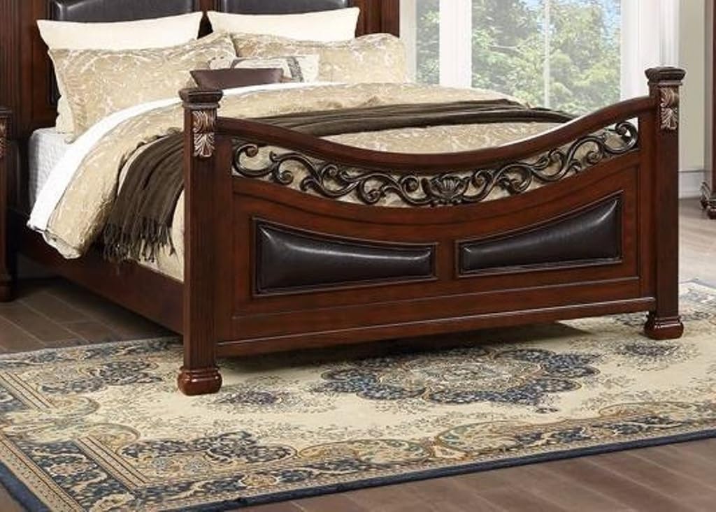 California King Size Padded Headboard and Footboard M760447