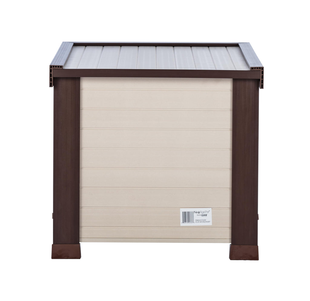 Maple Brown Outdoor Cat House O753201