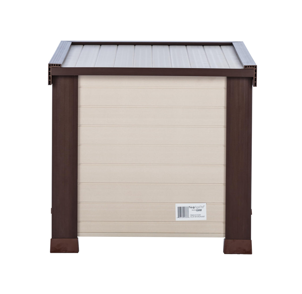 Maple Brown Outdoor Cat House O753201