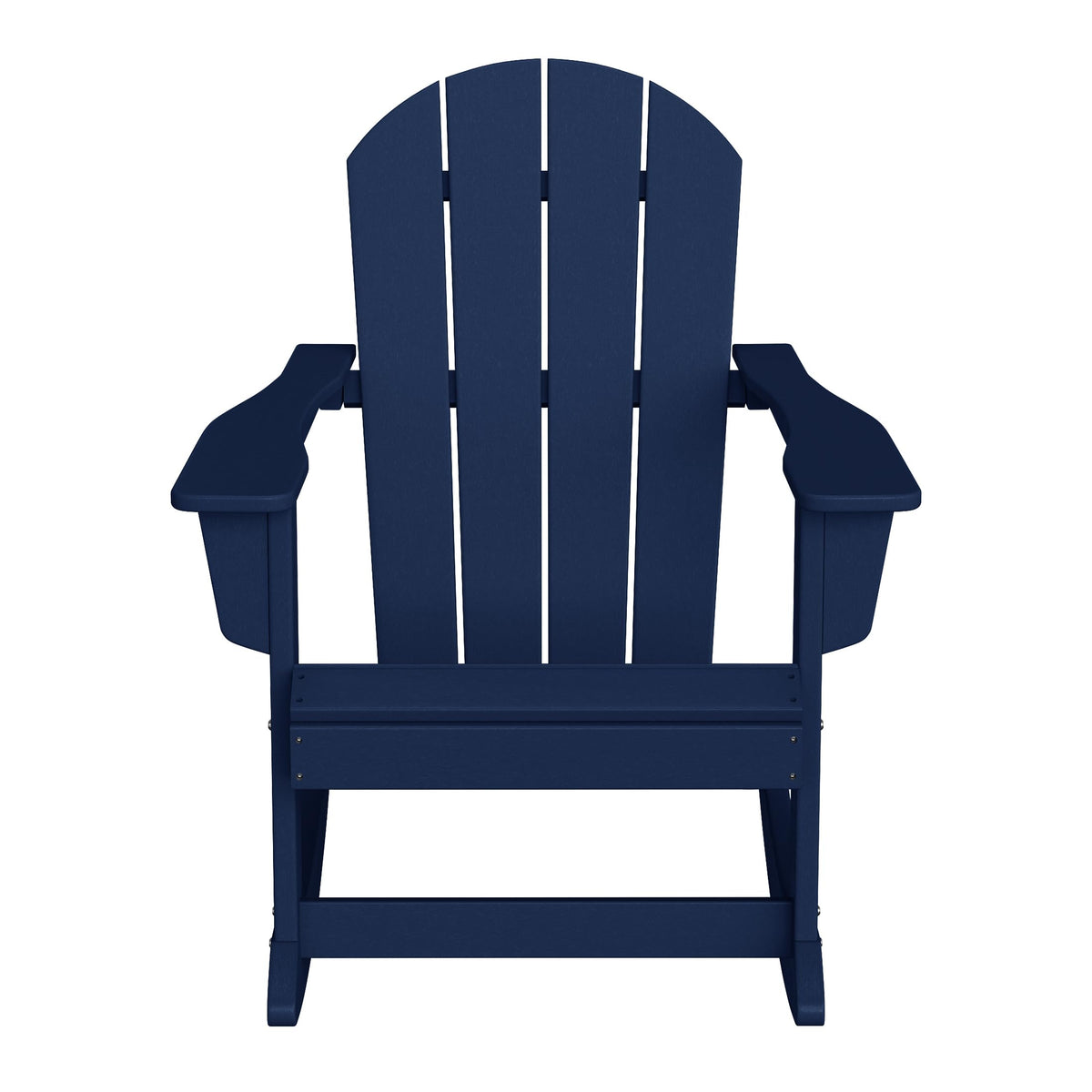 Navy Blue HDPE Outdoor Rocking Chair I6571