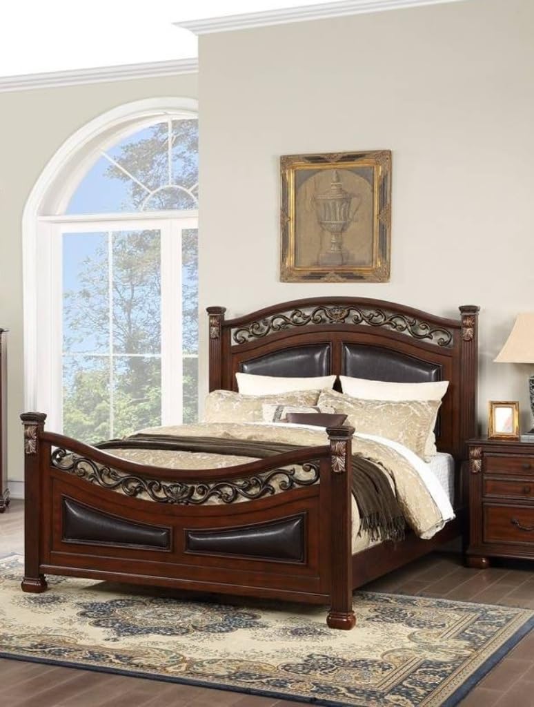 California King Size Padded Headboard and Footboard M760447