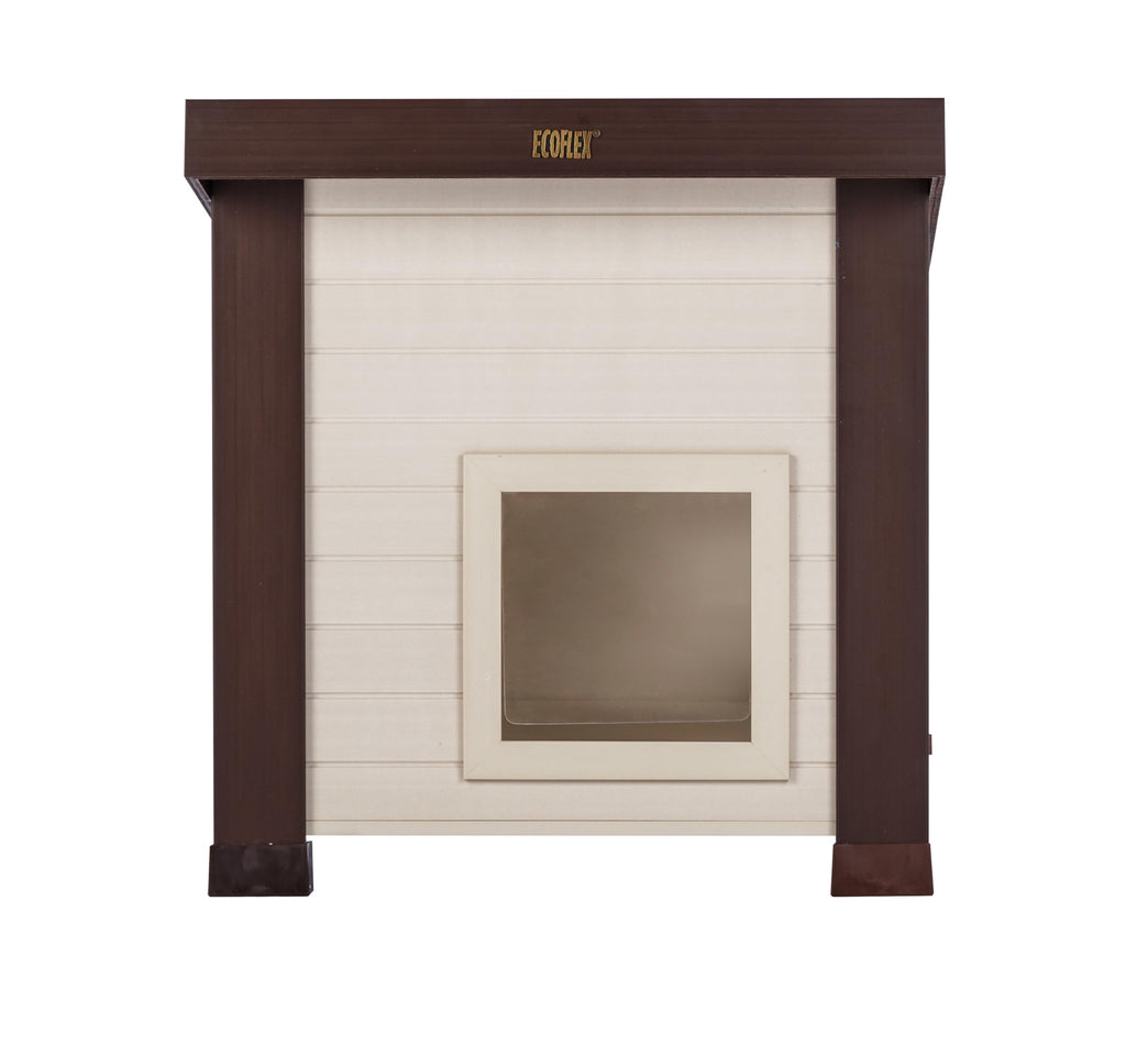 Maple Brown Outdoor Cat House O753201