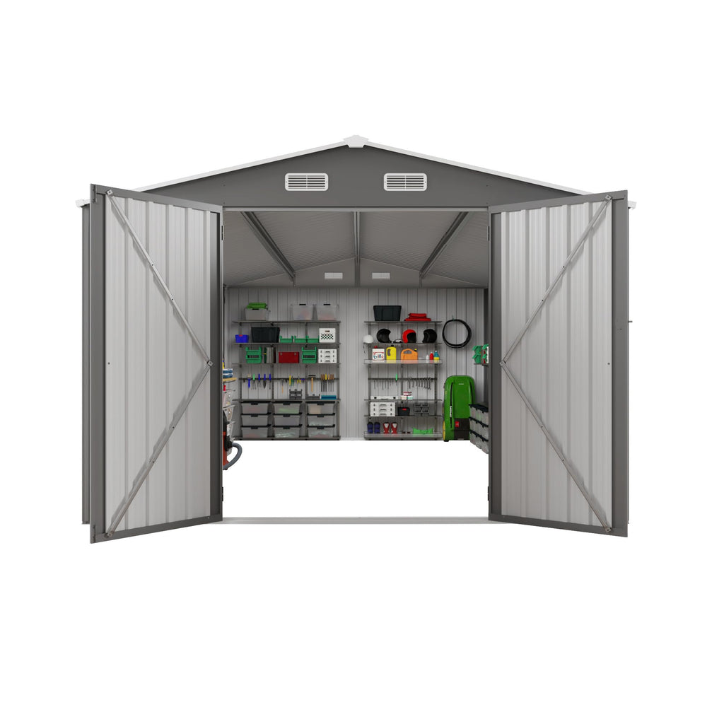 10x14 FT Outdoor Metal Storage Shed K9564
