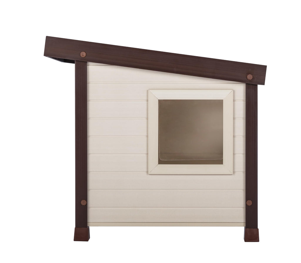 Maple Brown Outdoor Cat House O753201