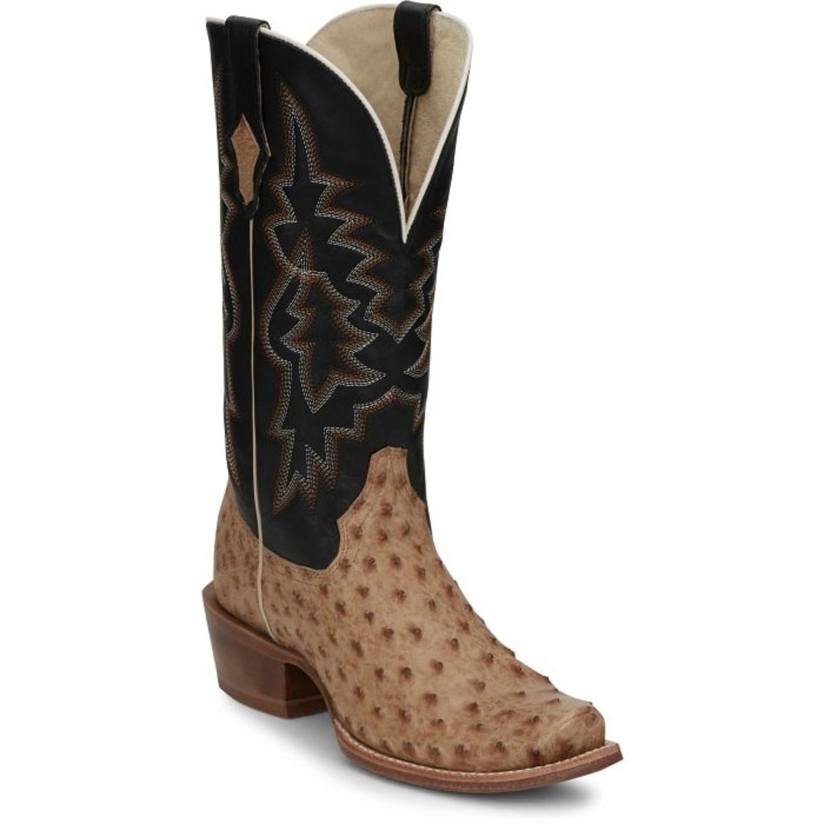 Full Quill Ostrich Leather Western Boots Z56274