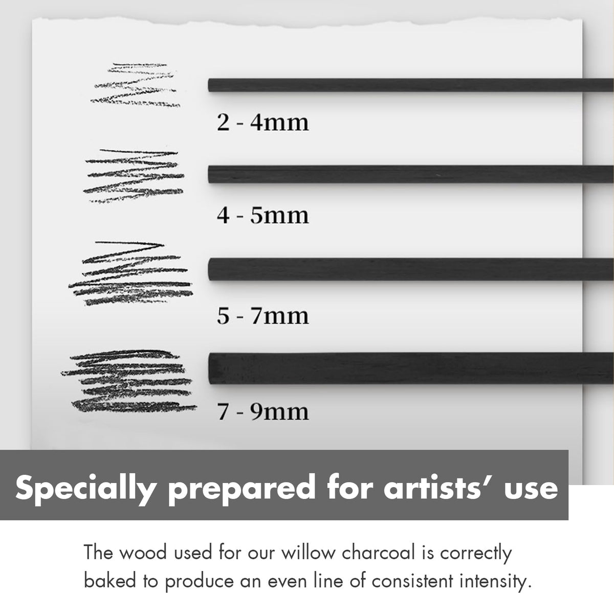 Willow Charcoal Sticks K31125