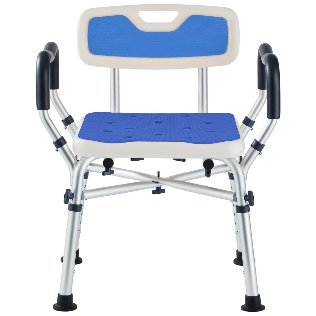 Blue Adjustable Shower Chair L493166