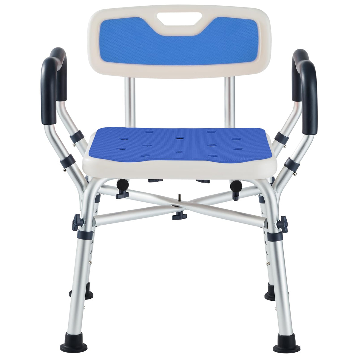 Blue Adjustable Shower Chair L493166
