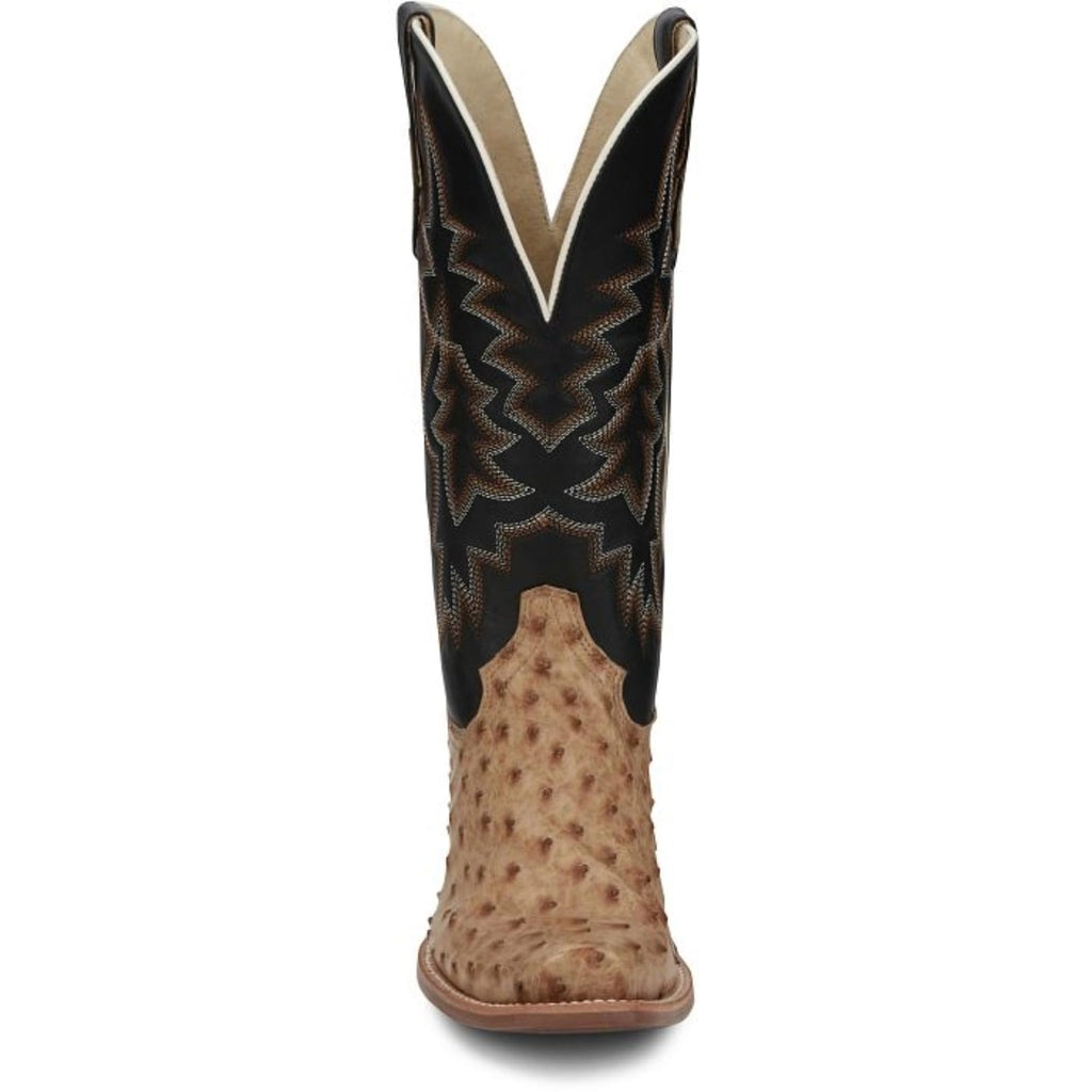 Full Quill Ostrich Leather Western Boots Z56274