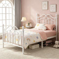 Twin Size Bed Frame with Victorian Headboard & Footboard T46290