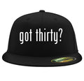 Flat Bill Fitted Hat S61313
