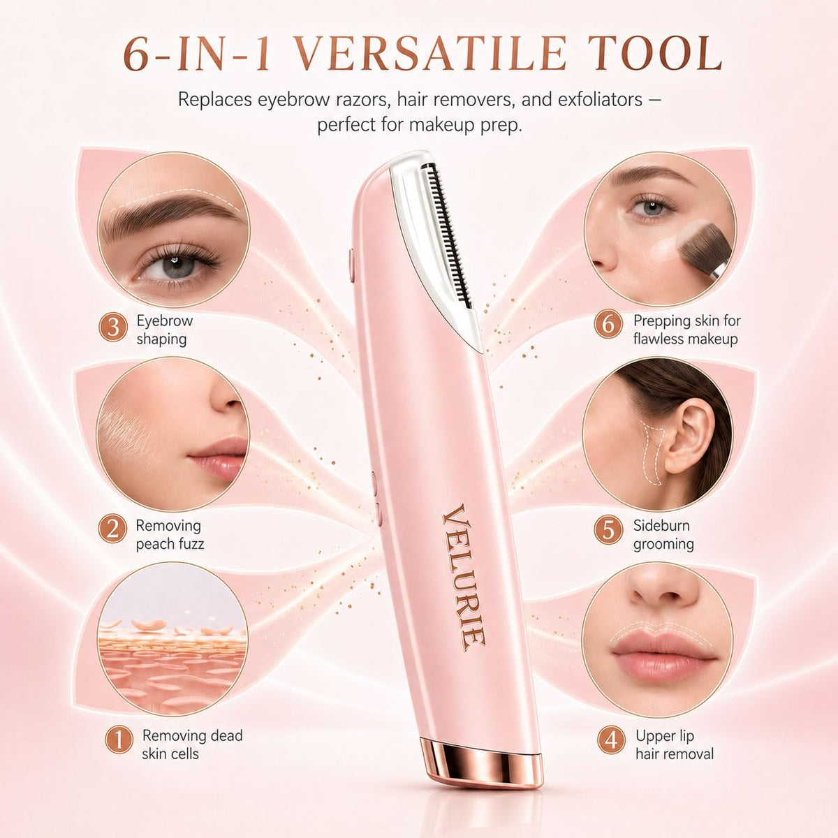 Pink Dermaplane Razor B500