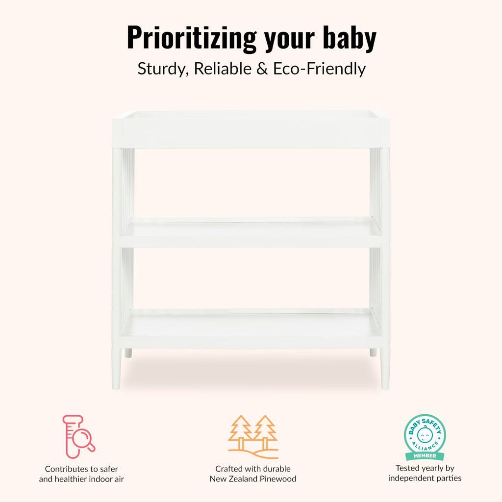 White Changing Table V881