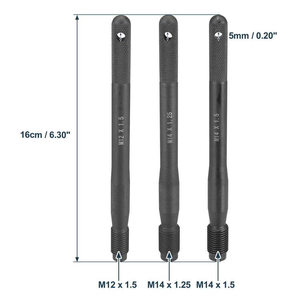 Black M12x1.5 M14x1.5 M14x1.25 Wheel Hangers Alignment Pin Q983
