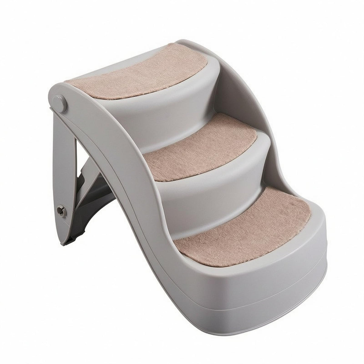 Three Step Pet Stairs with Non Slip Pads Lightweight PP Build N664941