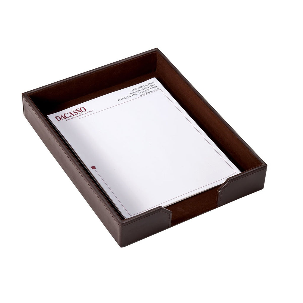Bonded Leather Desk Set 5 Piece I22785