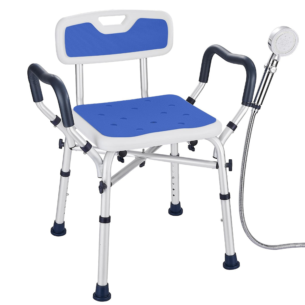 Blue Adjustable Shower Chair L493166