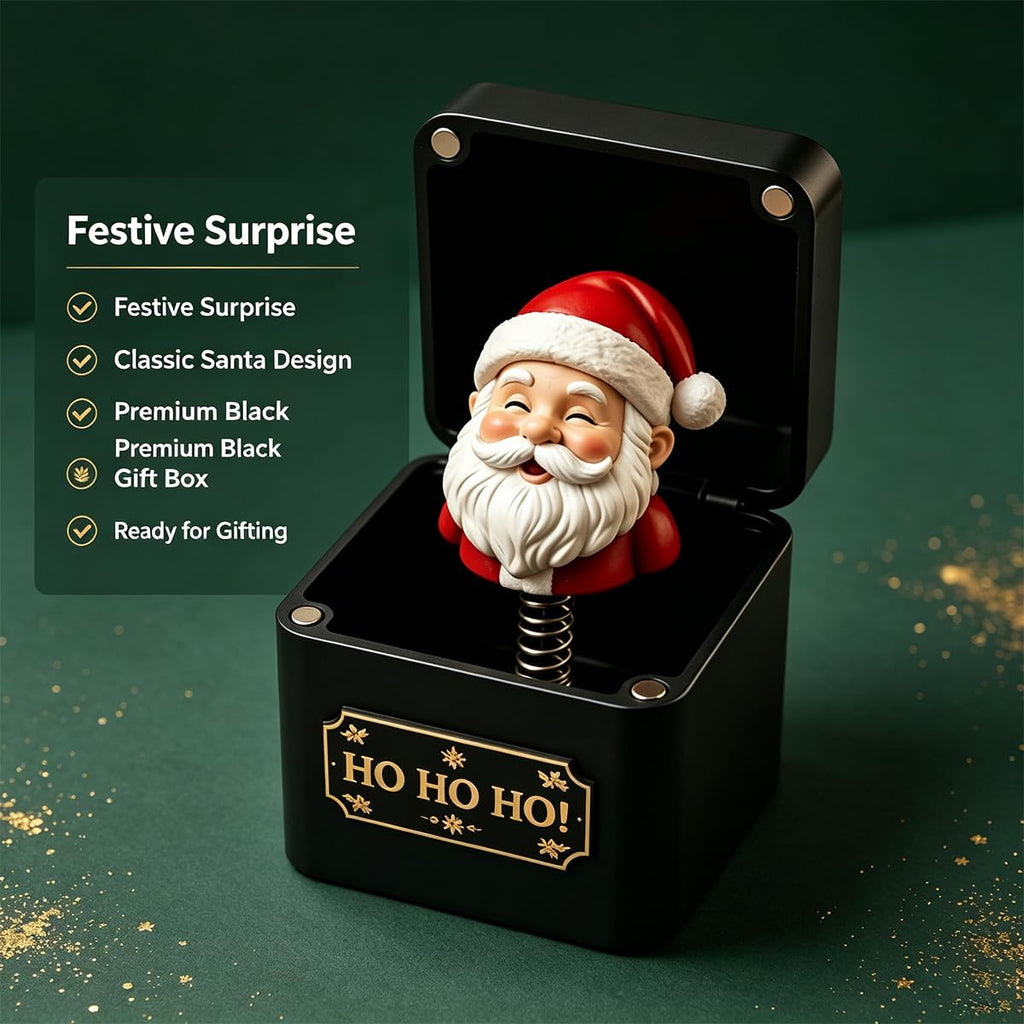 Black & Gold Pop-Up Jack in the Box V313