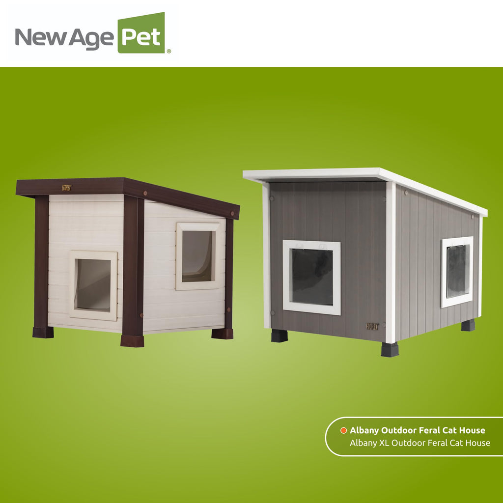 Maple Brown Outdoor Cat House O753201