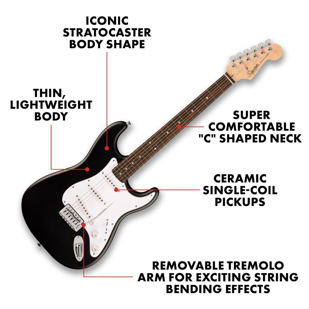 Black Electric Guitar N970