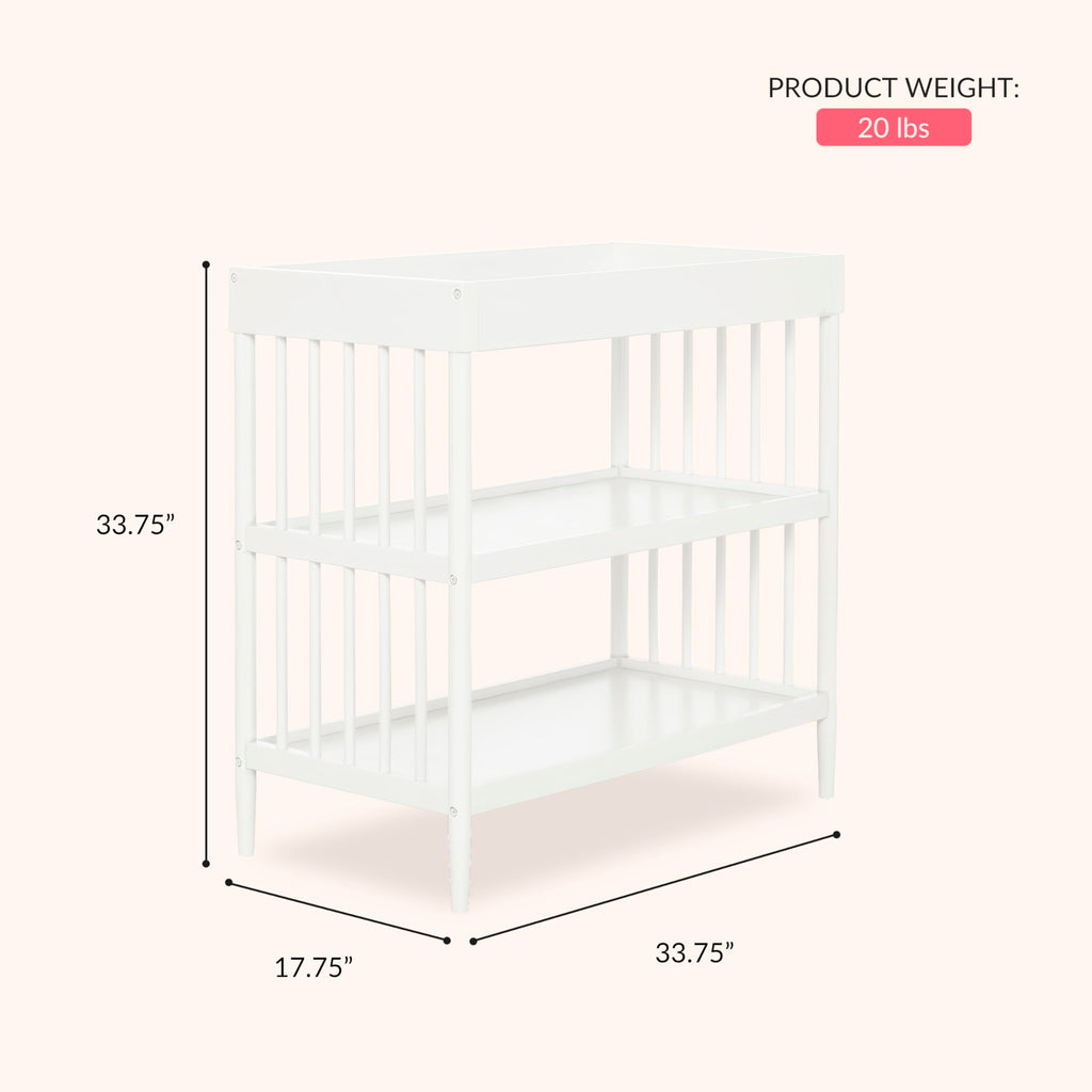 White Changing Table V881