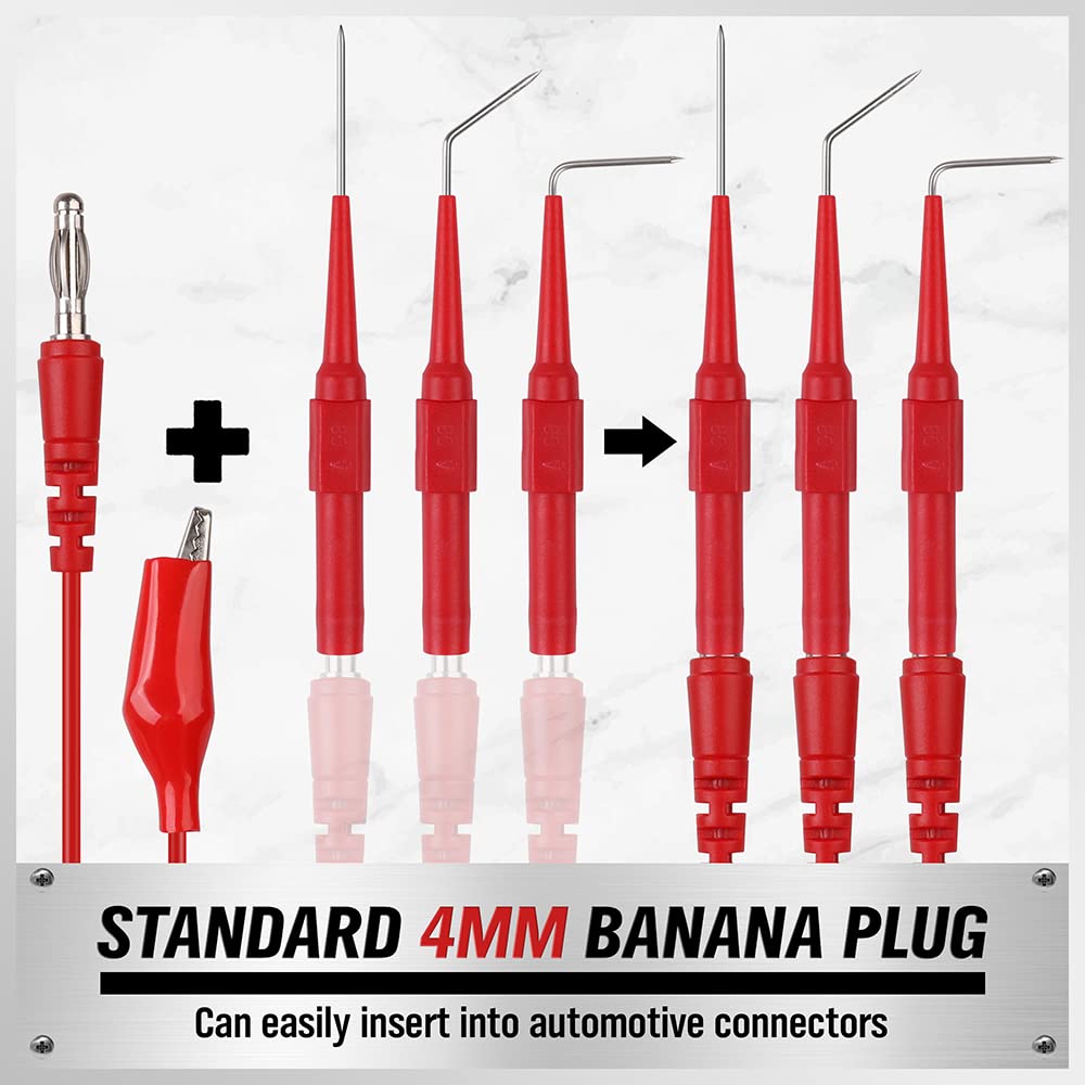 22-Piece Back Probe Kit with Test Leads and Alligator Clips H940