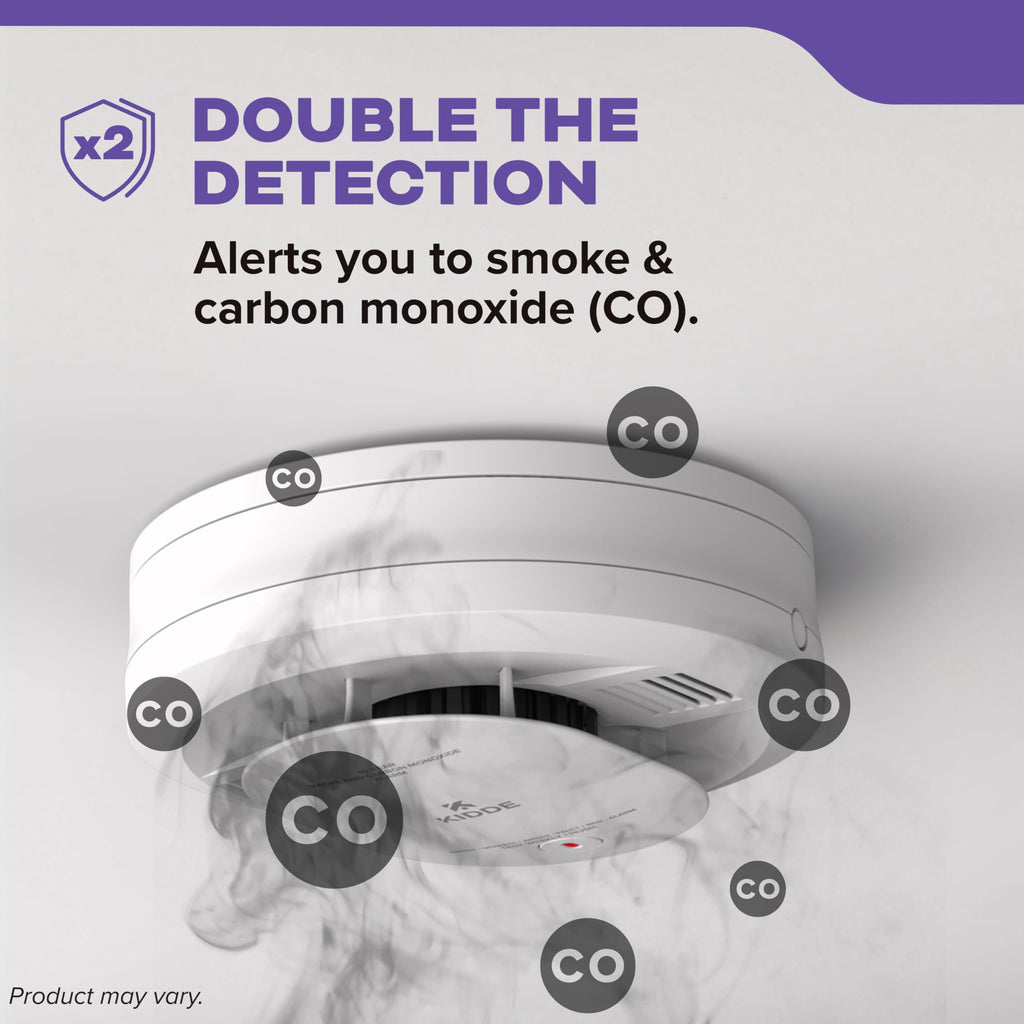 Smoke & Carbon Monoxide Detector, AA Battery-Powered, 3 Pack U287587