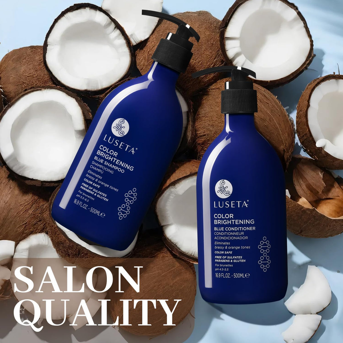 Blue Shampoo & Conditioner Set 2x16.9oz X263