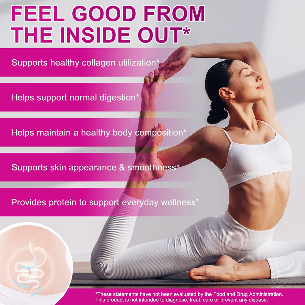 Unflavored Hydrolyzed Collagen Peptides Powder 16 oz M5489