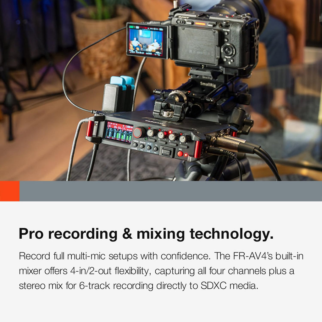 4-Channel 32-Bit Float Field Recorder with Mixer I538