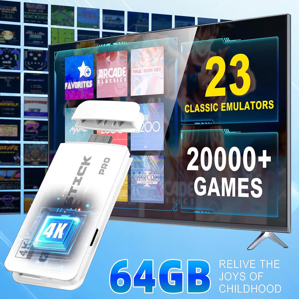 Wireless Retro Gaming Console Built-in 20,000+ Games Z49720