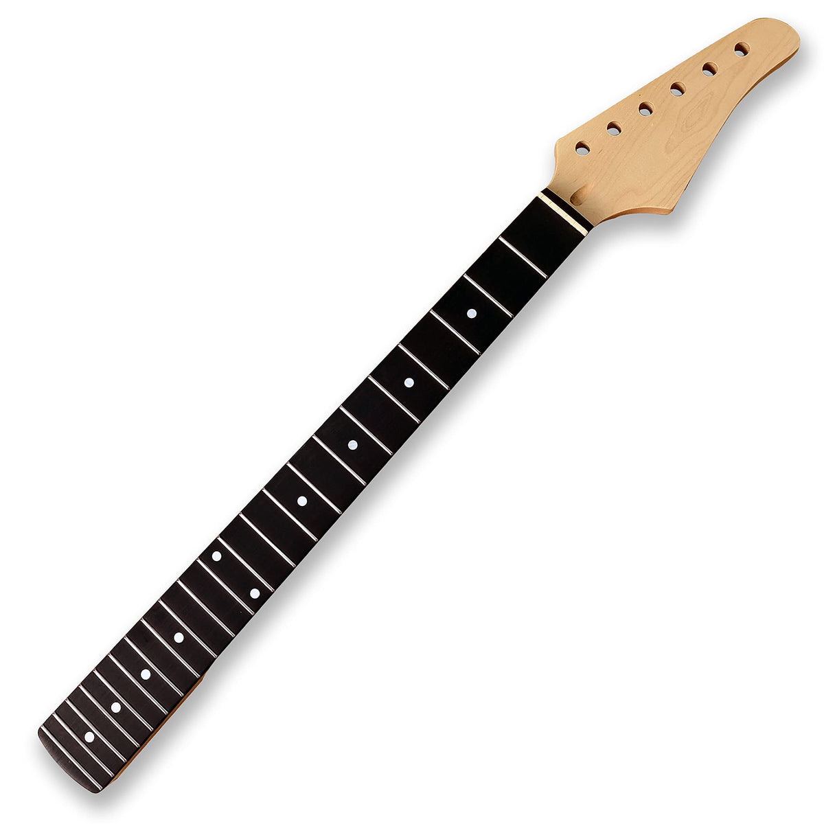Electric Guitar Kit Okoume Body Maple Neck Ebony Fingerboard F4041