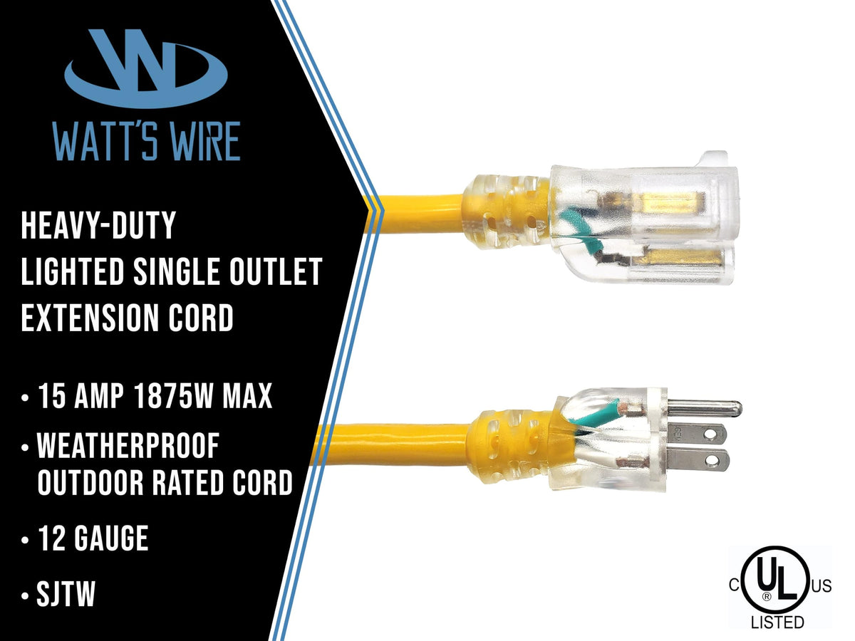 15 ft 12 Gauge Heavy Duty Extension Cord X5764