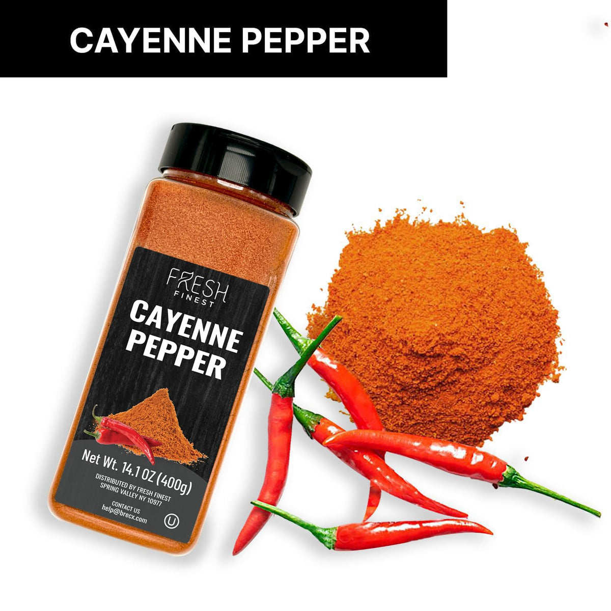 Cayenne Pepper Powder 14.1 oz Red Pepper Spice L7451