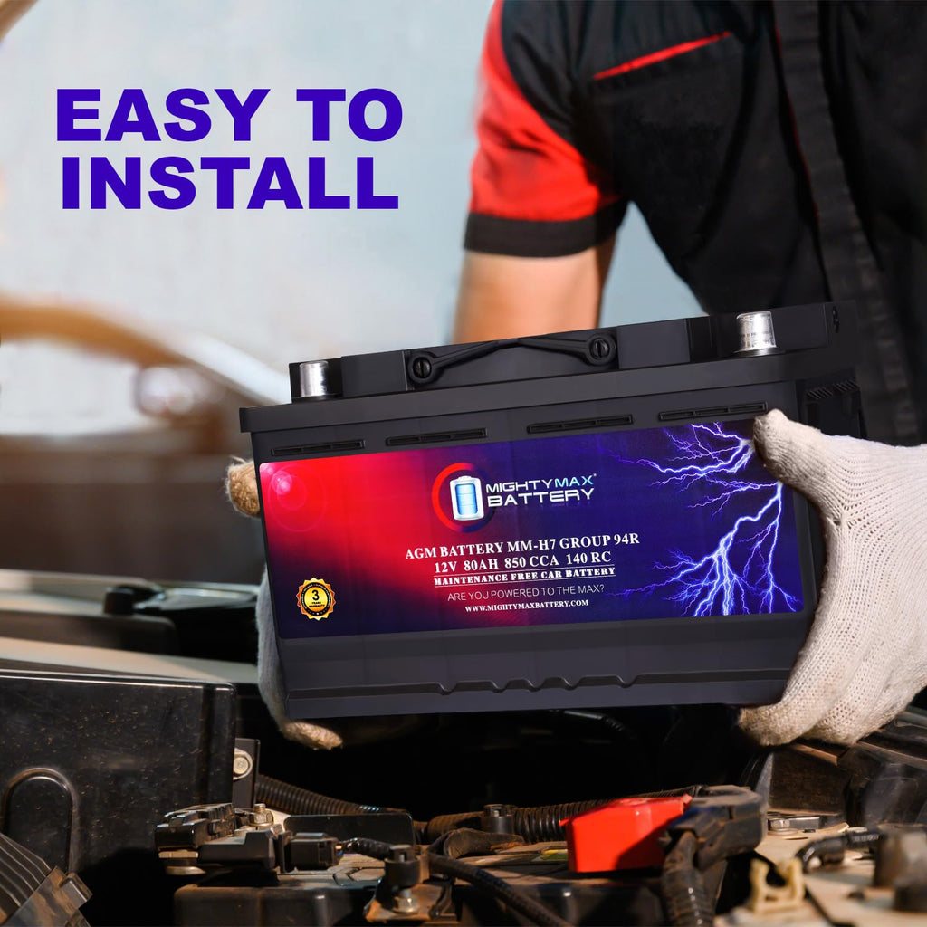 12V 80AH 850 CCA Replacement Battery H34098