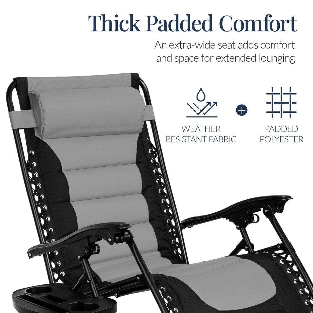 Oversized Padded Zero Gravity Chair Recliner B184