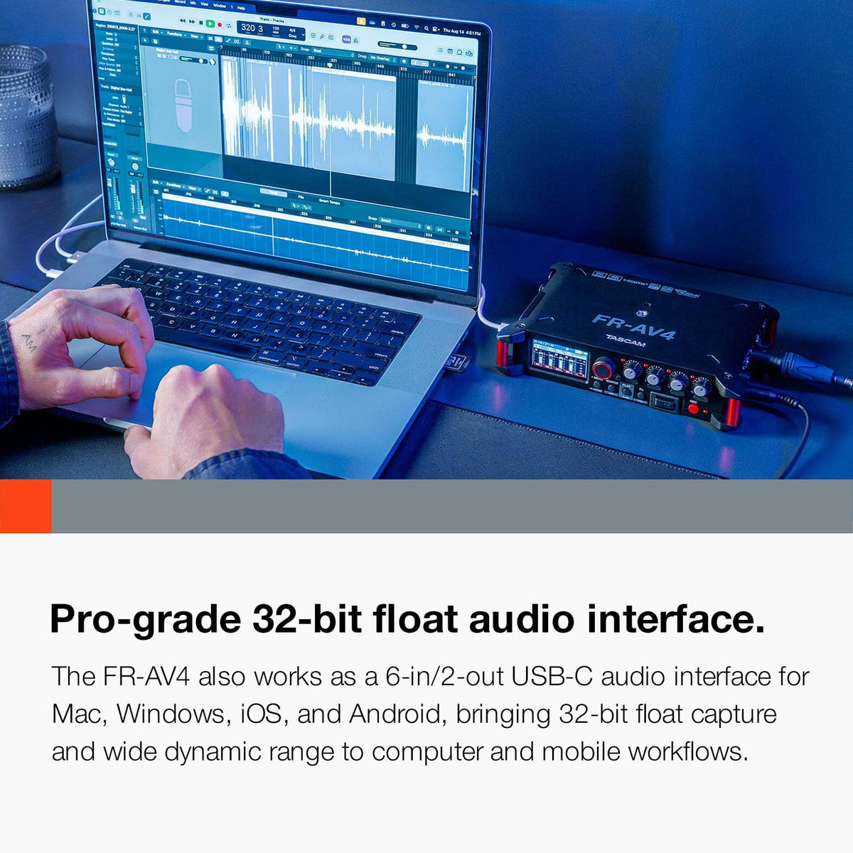 4-Channel 32-Bit Float Field Recorder with Mixer I538