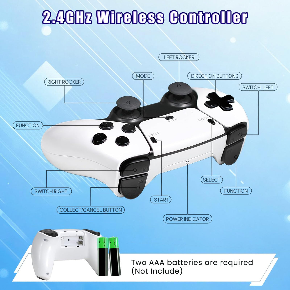 Wireless Retro Gaming Console Built-in 20,000+ Games Z49720