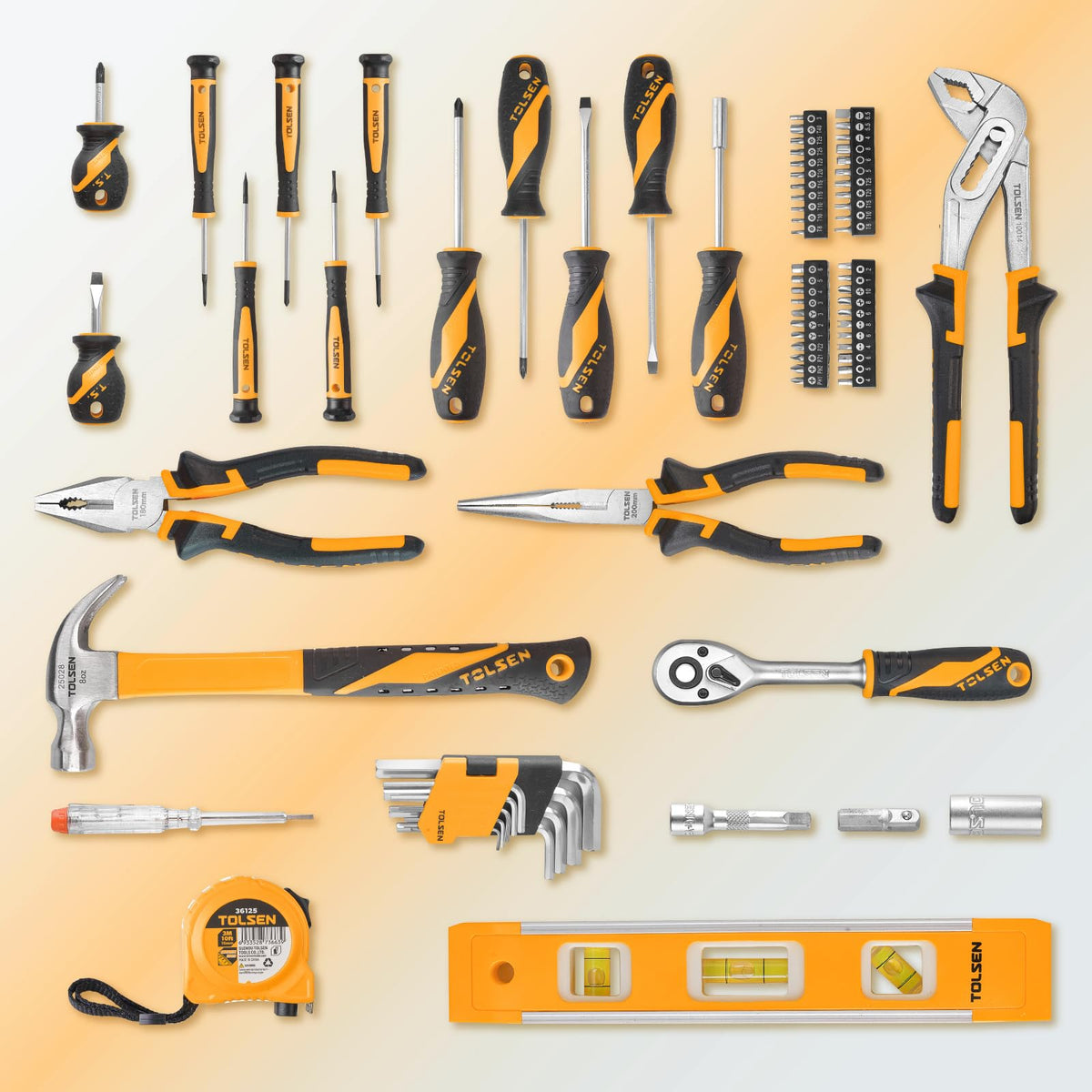 Household Tool Set with Toolbox M19132